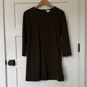 H&M Shift Dress Olive Sz XS
